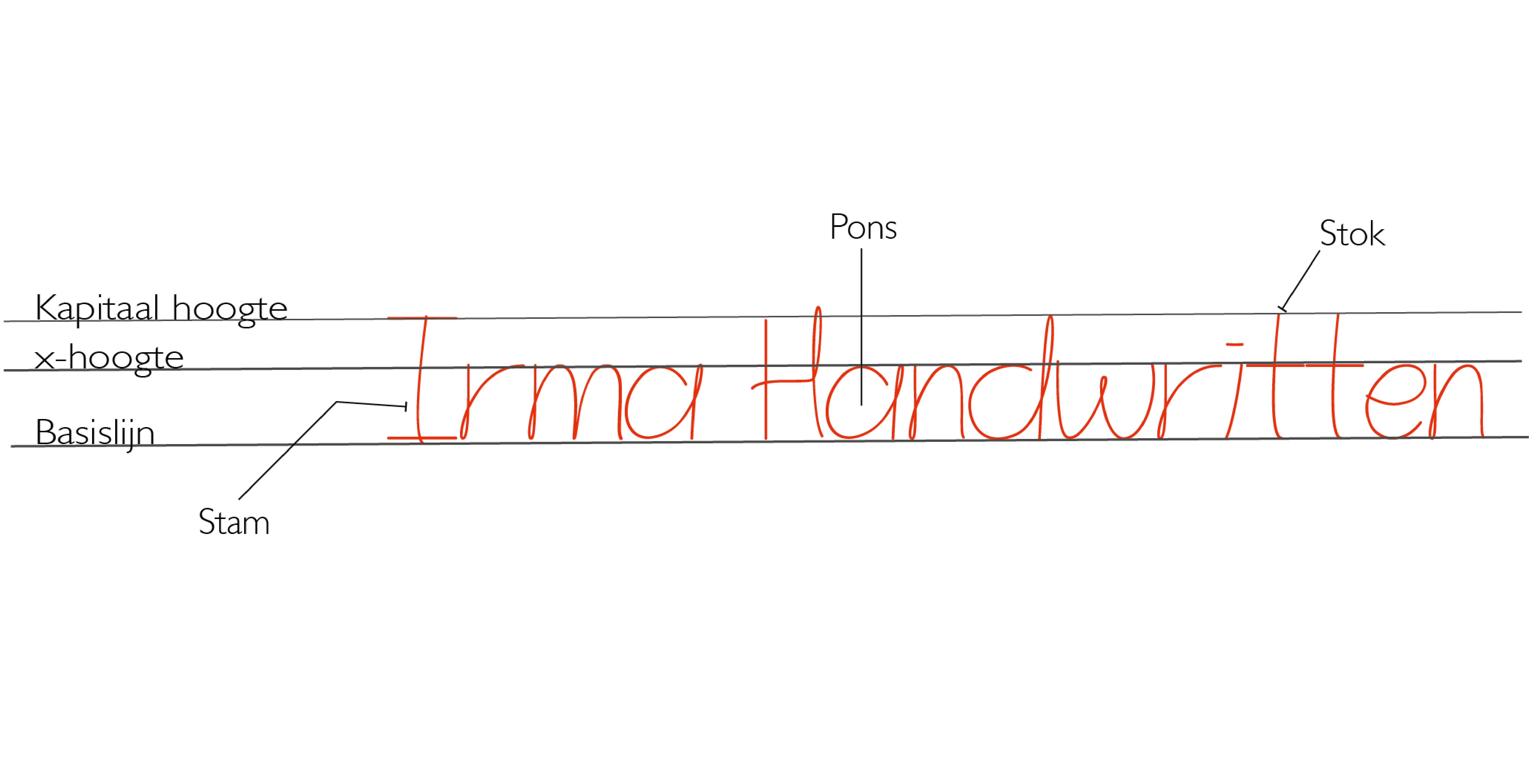 shows typeface irmahandwritten